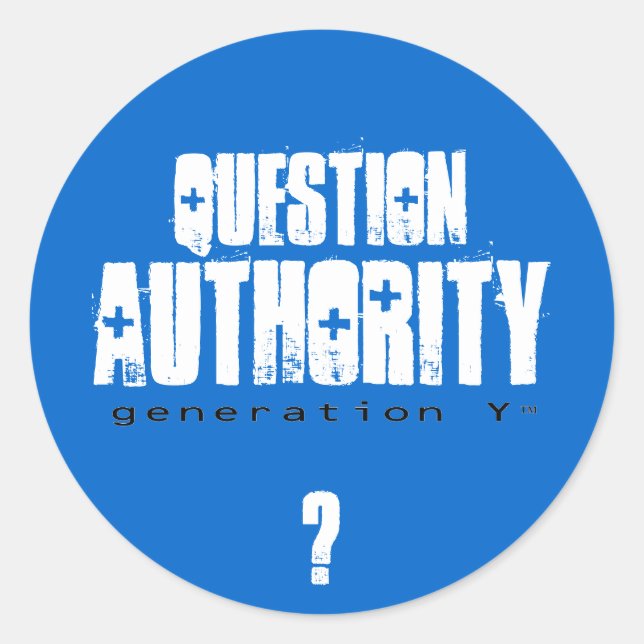 Sticker de l'autorité de question II (Devant)