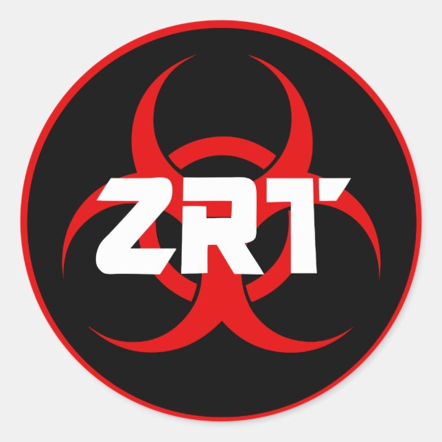 Sticker de l'équipe de réponse de Zombie (Devant)