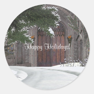 Sticker de l'hiver de Noël