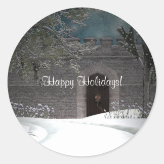 Sticker de l'hiver de Noël