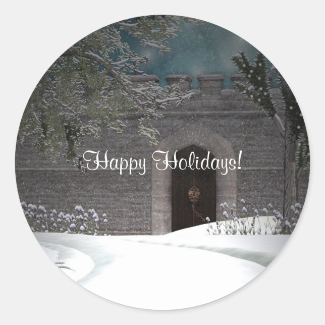 Sticker de l'hiver de Noël (Devant)
