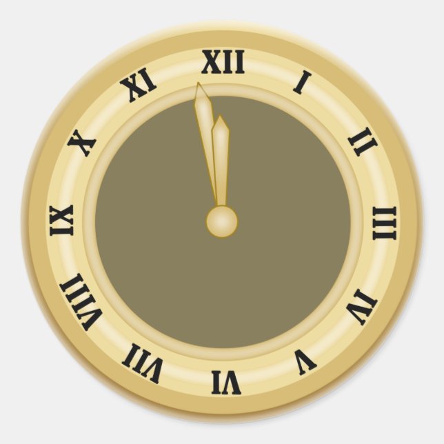 Sticker de l'horloge de jour (Devant)