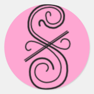 Sticker de ligne courbe