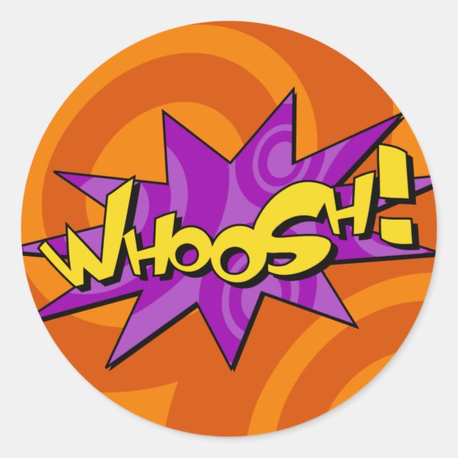 Sticker de livre de BD Whoosh (Devant)