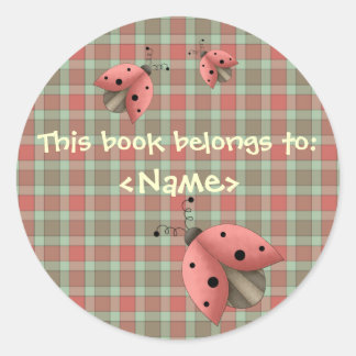 Sticker de livre de lotte de jardin de campagne (r