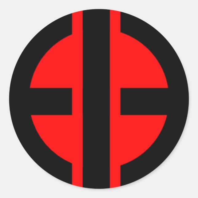 Sticker de logo Bastard éclairé (Devant)