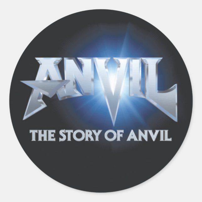 STICKER DE LOGO DE FILM ANVIL NOIR (Devant)