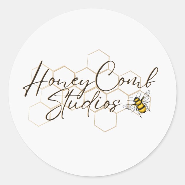 Sticker de logo HoneyComb Studios (Devant)