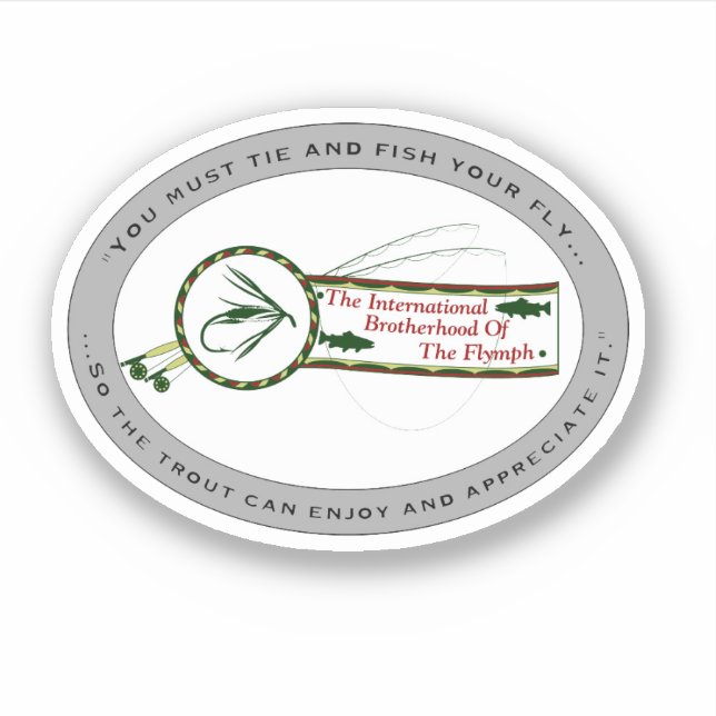 Sticker de logo IBF avec citation cachée (Devant)