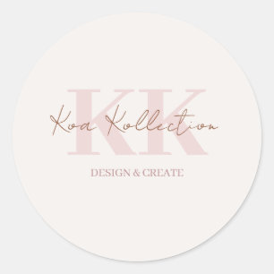 Sticker de logo minimaliste moderne