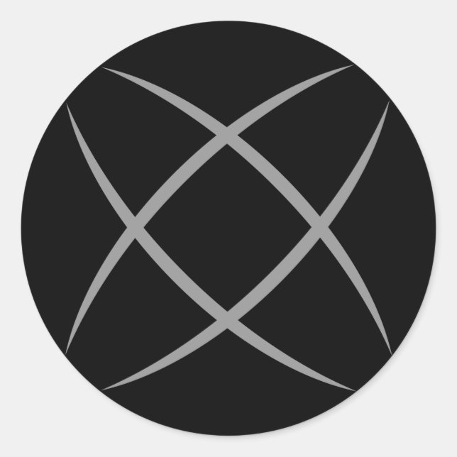 Sticker de logo noir (Devant)