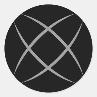 Sticker de logo noir
