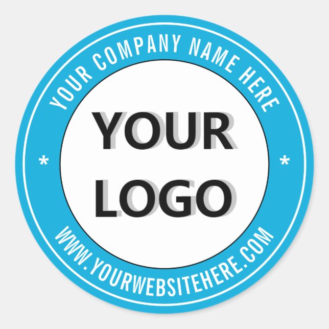 Sticker de logo promotionnel du texte et des coule (Devant)