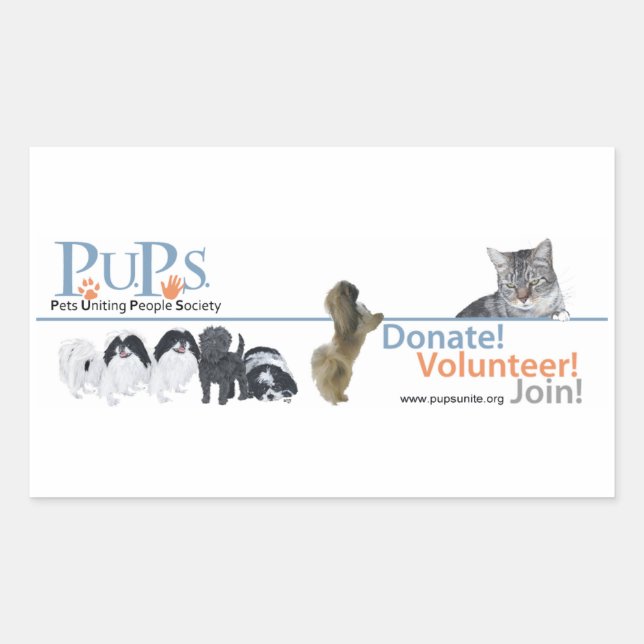Sticker de logo PUP Pekingese (Devant)