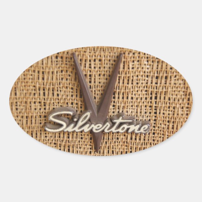 Sticker de logo Silvertone 'V' (Devant)
