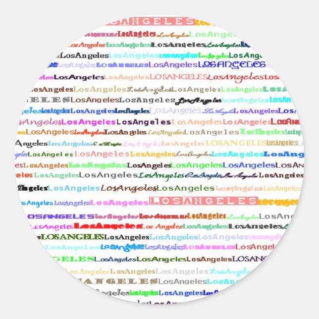 Sticker de Los Angeles (Devant)