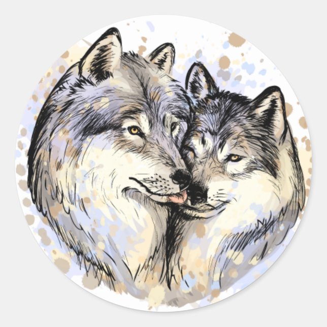 Sticker de loup (Devant)