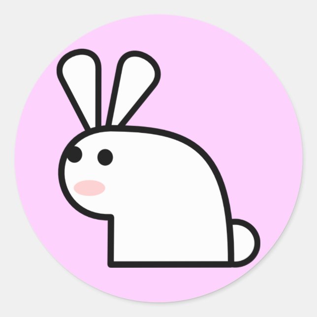 Sticker de M. White Wabbit (Devant)