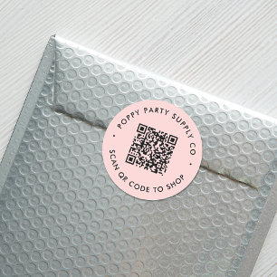 Sticker de magasin de code QR personnalisé