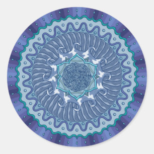 Sticker de mandala d'eau