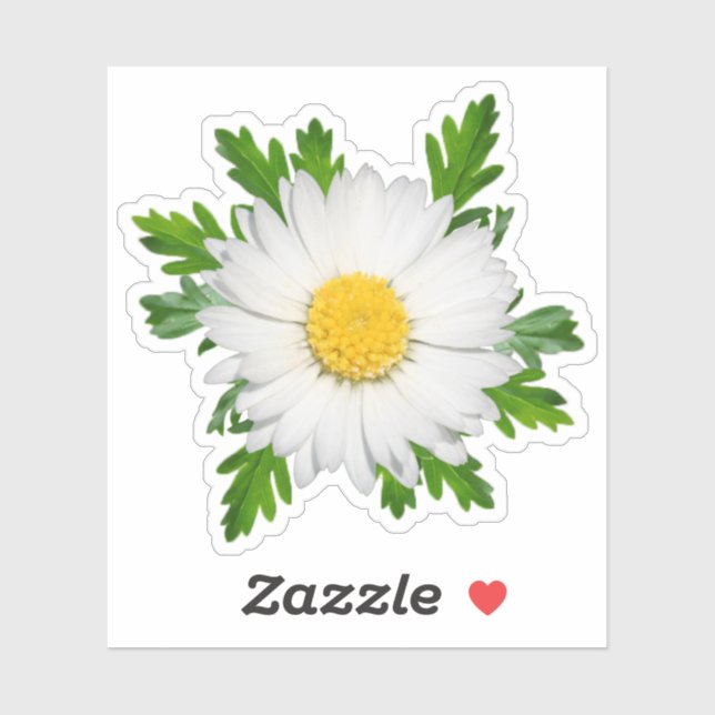 Sticker de marguerite (Feuille)