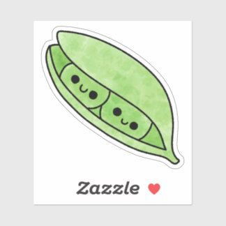 Sticker De mignons petits pois
