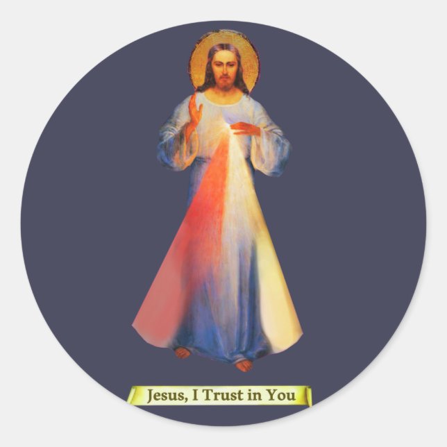 Sticker de Miséricorde divine Jésus (Devant)