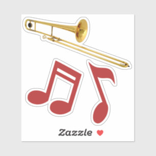 Sticker de Mood Trombone et Music Notes