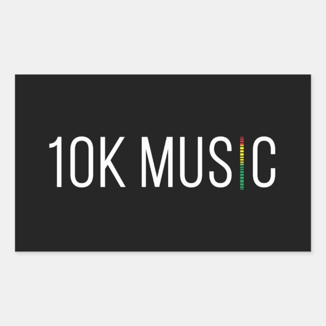 Sticker de musique 10K (Devant)