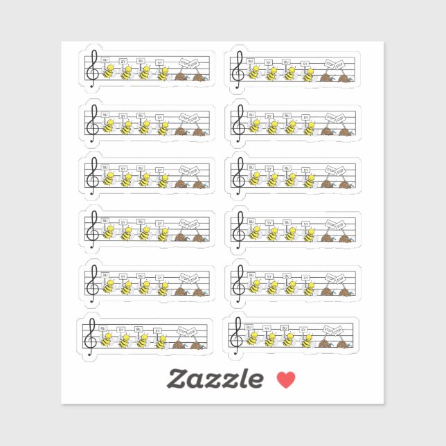 Sticker de musique Suzuki (Feuille)