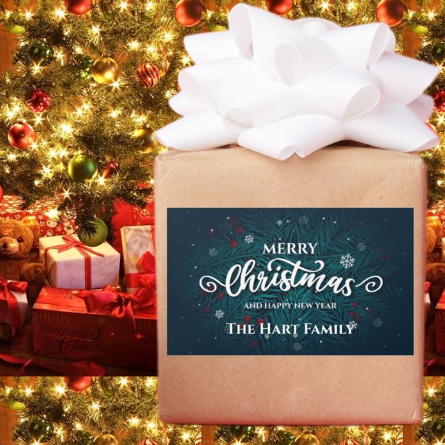 Sticker de Noël Boughs et Berries (Créateur téléchargé)