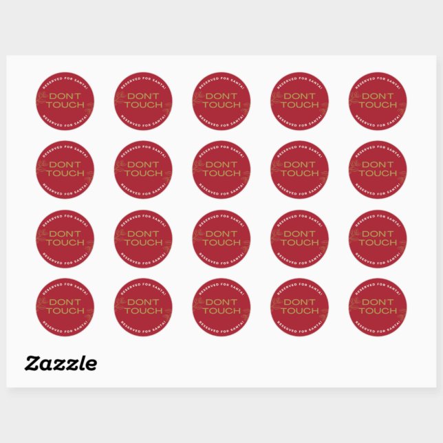 Sticker de Noël classique et élégant (Créateur téléchargé)