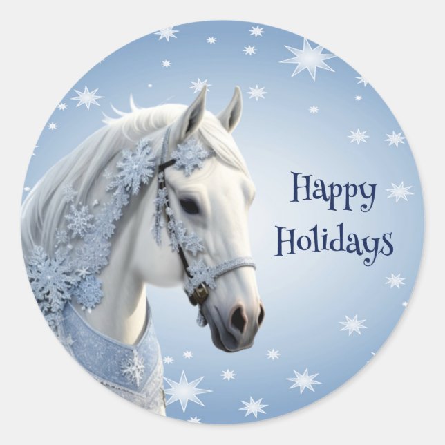 Sticker de Noël de Noël de Noël de Snowflakes Hors (Devant)