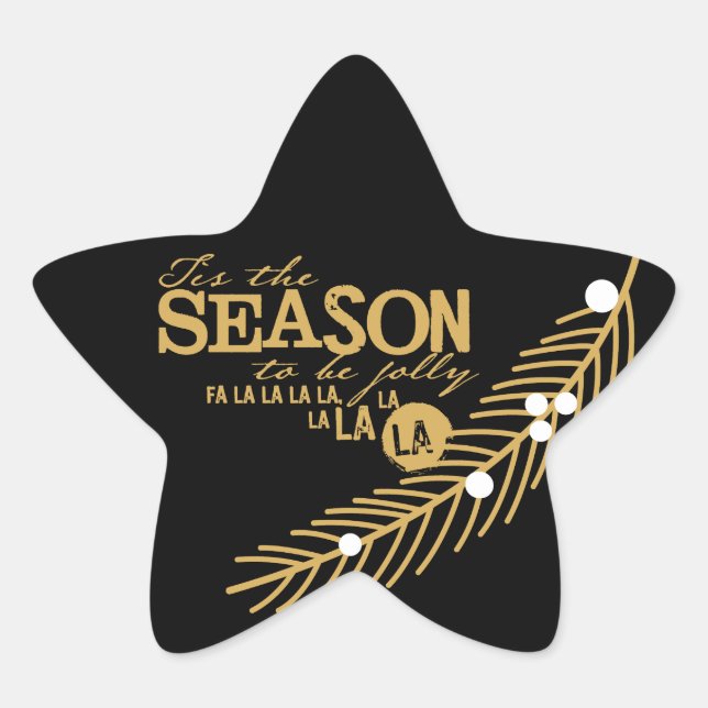 Sticker de Noël de saison (Devant)
