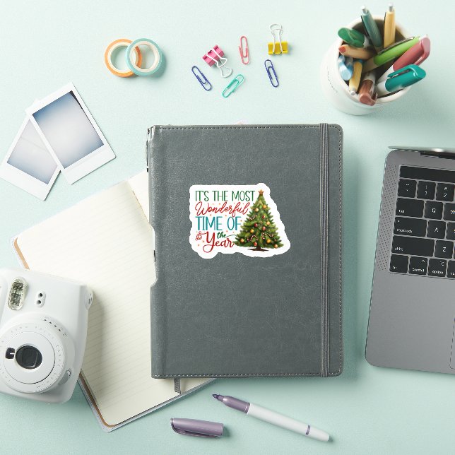 Sticker de Noël festif Joy! (Couverture iPad)