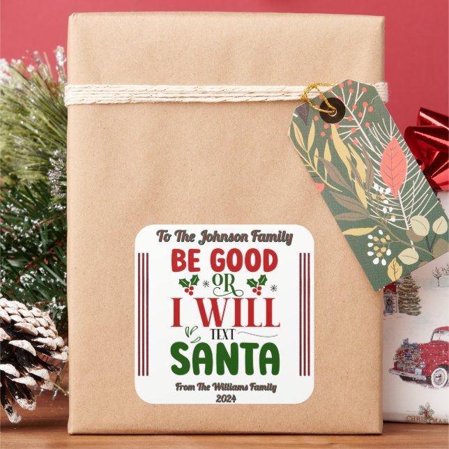 Sticker de Noël festif pour répandre la joie et la (vacances)