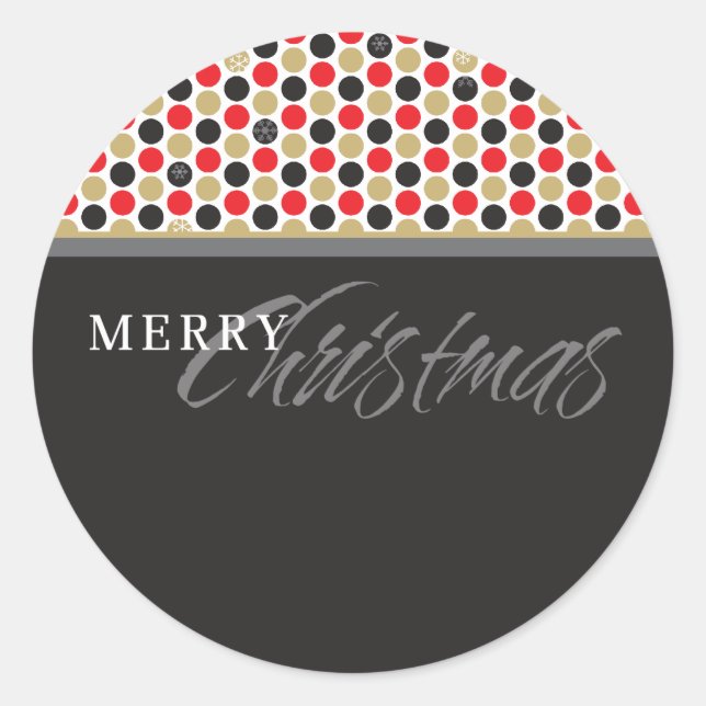 STICKER DE NOËL :: flocon de neige mini-pot 5 (Devant)