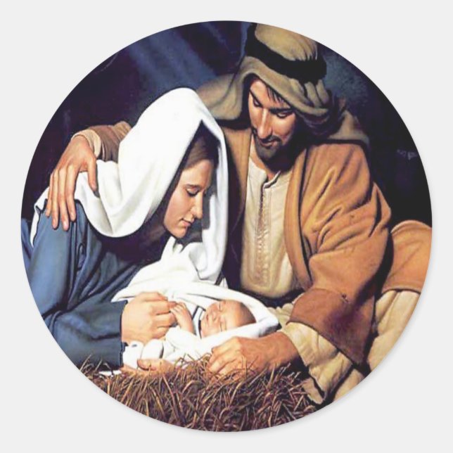 Sticker de Noël Jésus (Devant)