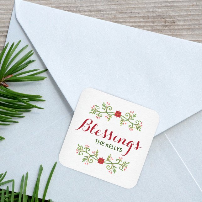 Sticker de Noël personnalisé (Personalized Christmas Sticker)