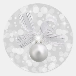 Sticker de Noël Silver Bells