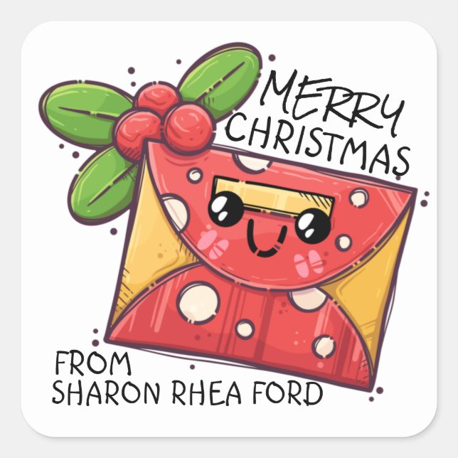 Sticker de Noël TROP mou (Devant)