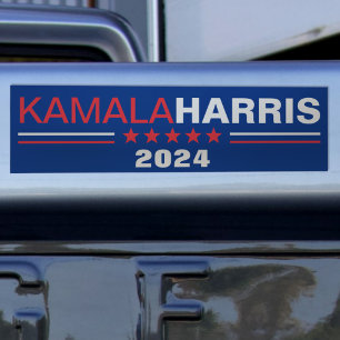Sticker de pare-chocs bleu de campagne Kamala Harr