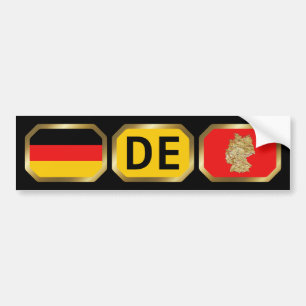 Sticker de pare-chocs de code de la carte du drape