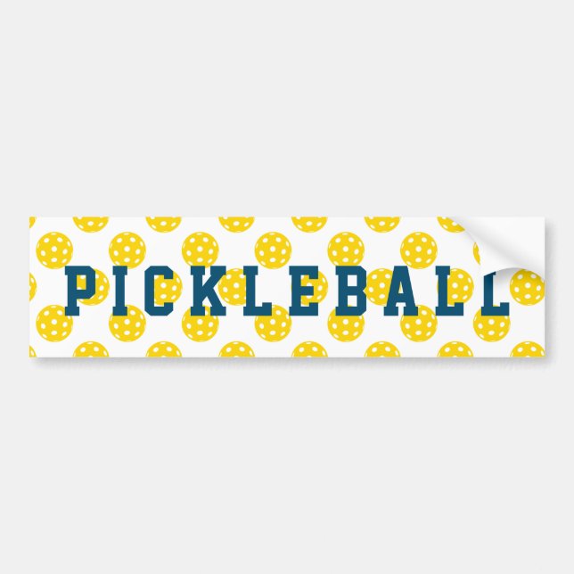 Sticker de pare-chocs de Pickleball (Devant)