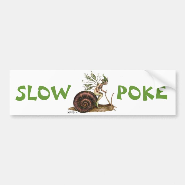 Sticker de pare-chocs de Poke Lent (Devant)