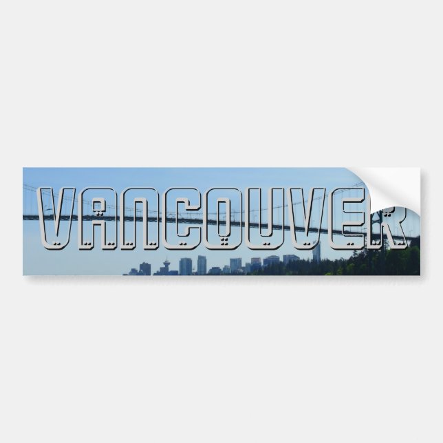 Sticker de pare-chocs de Vancouver Lions Gate Souv (Devant)