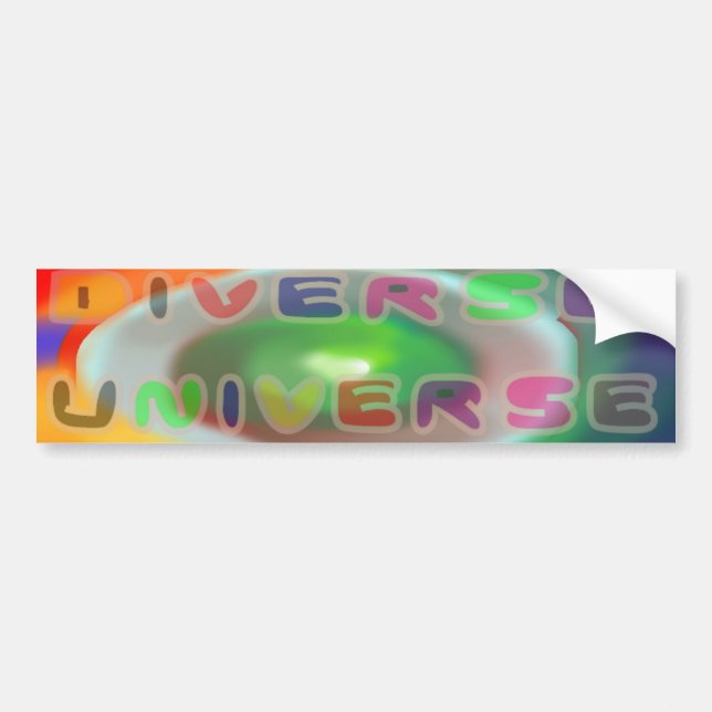 Sticker de pare-chocs divers univers (Devant)
