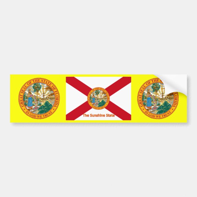 Sticker de pare-chocs en Floride (Devant)