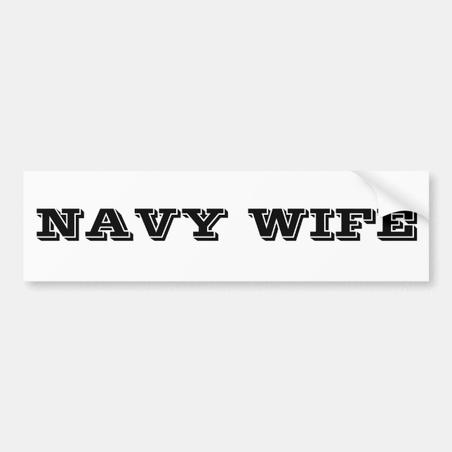 Sticker de pare-chocs Femme de marine (Devant)