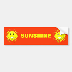 Sticker de pare-chocs personnalisable Bright Sunsh